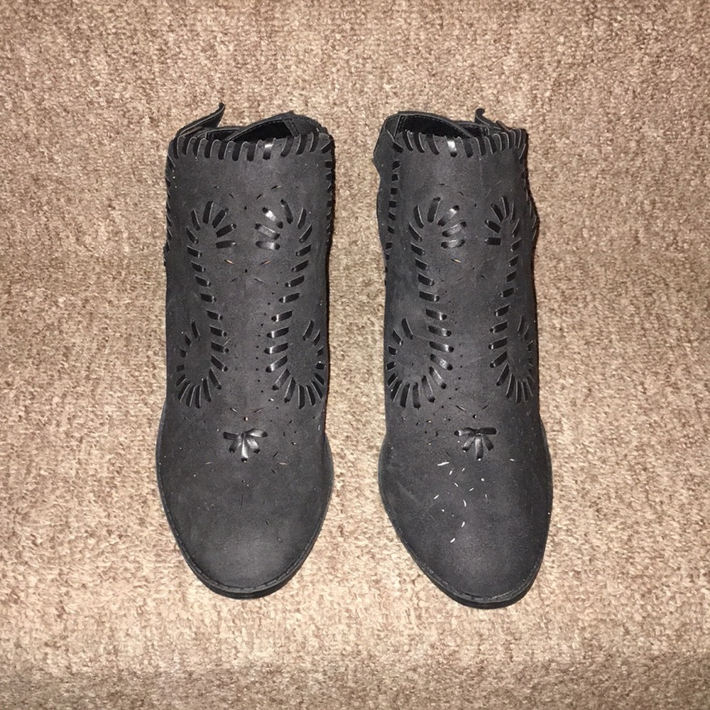 🤠 NWT Rampage Black Western Ankle Boots